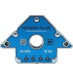 Manyetik Gönye Açılı Mıknatıslı Heissen Plus 45° 90° 135° 180° (HS 3008)