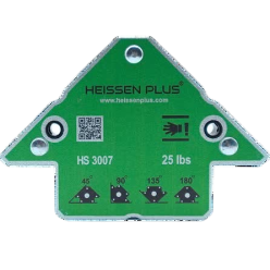 Manyetik Gönye Açılı Mıknatıslı Heissen Plus 45°  90°  135°  180° (HS 3007)