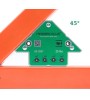 Manyetik Gönye Açılı Mıknatıslı Heissen Plus 45°  90°  135°  180° (HS 3007)