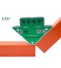 Manyetik Gönye Açılı Mıknatıslı Heissen Plus 45°  90°  135°  180° (HS 3007)