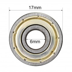 606 ZZ Rulman (6x17x6 mm)