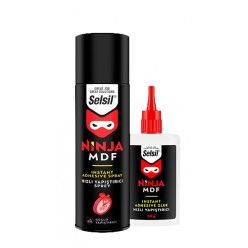 Hızlı Yapıştırıcı MDF 400 ml SPREY / 100 gr Jel SELSİL NİNJA