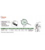 Komparatör Saati Kulaklıklı (0-10mm/0,01mm) 2301-10 INSIZE